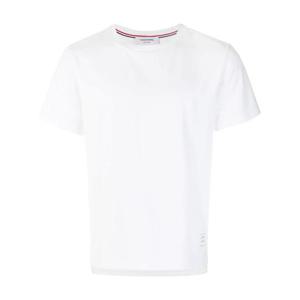 톰브라운 저지 릴렉스드 사이드 슬릿 티 MJS067A 00042 100 WHIT