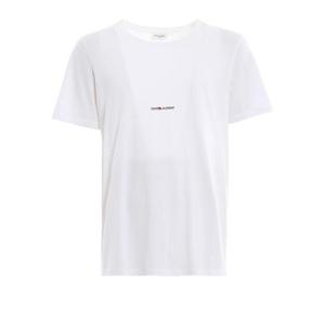 생로랑 반팔 티셔츠 464572YB2DQ9000 White