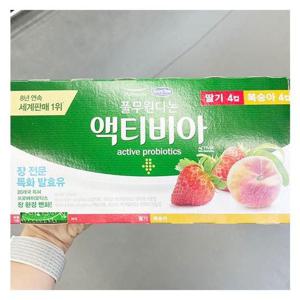 [에이알비티] 풀무원다논 액티비아 딸기복숭아 80g X 8입 44448