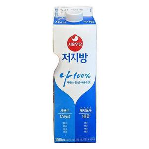 [에이알비티] 서울 저지방우유 1L x 2개 47781