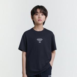 [내셔널지오그래픽키즈]K252UTS911 프로즌 메쉬 반팔 CARBONBLACK