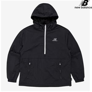 뉴발란스 NBNMD21013-BK 에센셜 아노락 공용 트레이닝 자켓 바람막이
