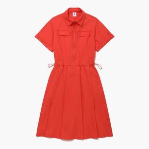 [르꼬끄골프] 여성 지퍼형 플리츠 카라 원피스 (GQ122LOP32)