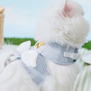 리드줄 고양이 반려동물 하네스 강아지하네스 L 천사