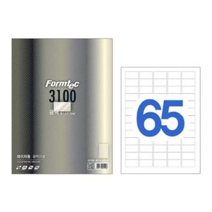 폼텍 레이저 광택 라벨 LB-3100 100매 라벨지 스티커라벨 라벨스티커 라벨용지 프린트라벨용지 라벨만들기