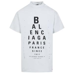 발렌시아가 반팔 티셔츠 811688 TRVU69081 White