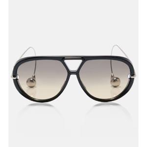 Bottega Veneta Drop 에비에이터 선글라스 P01015719