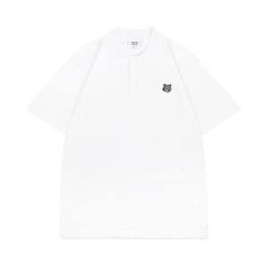 메종키츠네 MM00207KJ7010 P100 볼드 폭스헤드 콤포트 폴로 티셔