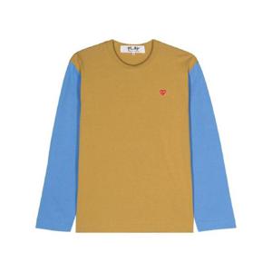 26 SS 꼼데가르송 logo appliqque cotton T shirt AXT316051 TP434697453