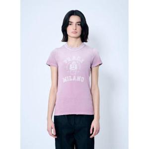 26 SS 프라다 여성 로고 프린트 티셔츠  pra0260014ppl