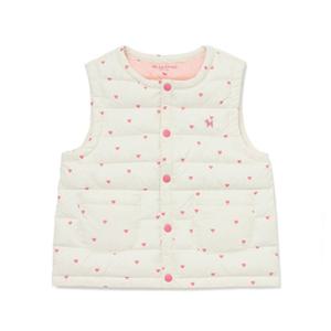 [블루독베이비] FW25 웜라이트 경량 베스트 HJ (45A1913103) (BLUEDOG BABY 유아 출산 백일 선물 도트 강 45A1913103