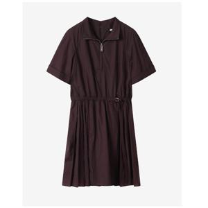 [듀엘]집업 디테일 플리츠 미니 원피스 D252MSE047