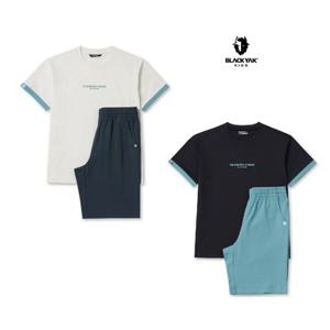 [백화점]블랙야크키즈 단독가 택가99000원 S트래버반팔세트