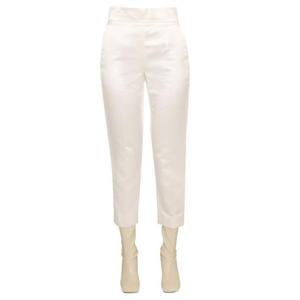 막스마라 스트레이트 팬츠 GEISHA 328001 WHITE