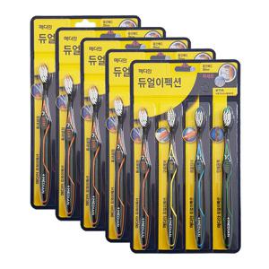 [메디안]메디안 듀얼이펙션 칫솔 미세모 4입 x5