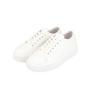 [본사운영] 바바라 소가죽 베이직 여성스니커즈 4cm_BBI166IV