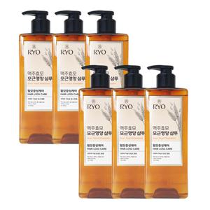 려 맥주효모 모근영양 샴푸 600ml x6