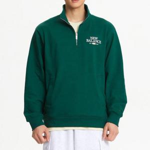 뉴발란스긴팔티 BQK NBNCE42833-62 UNI 브릿지 그래픽 반집업 (SEMI OVER FIT)