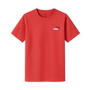 푸마 에센셜 투컬러 몰로고 반팔티 레드 685779-15