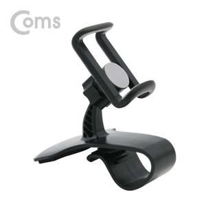 Coms 차량용 스마트폰 거치대(스탠드) 자동차 대쉬보 Coms 차량용 스마트폰 거치대 스탠드 자동차 대쉬보드 계기판 거치 집게형 각도 회전
