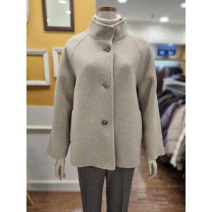 BCBG 세이브존01 하이넥 싱글 핸드메이드 코트 B5DAH831