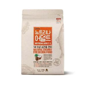뉴트리나 어덜트 연어 4.2kg (2.1kgX2개) 강아지사료 프리미엄강아지사료 저알러지강아지사료 유기농강아지사료 곡물무첨가강아지사료