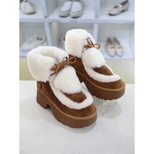 [코디엘루]스웨이드 퍼안감 겨울 퍼 부츠 7cm CDSP501000