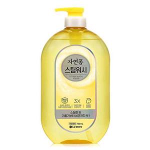 자연퐁 스팀워시 레몬향 750ml 용기 주방세제 자연퐁주방세제 주방세제용기 세제 주방세제리필