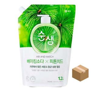 순샘 베이킹소다 피톤치드향 1.2Lx10개 주방세제 순샘주방세제 주방세제용기 세제 주방세제리필