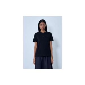 26 SS 몽클레어 여성 로고 모티프 티셔츠 mon0263038blk