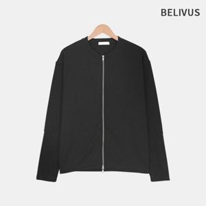 빌리버스 남자 더블슬리브 포인트 YKK집업 니트 가디건 BWY016