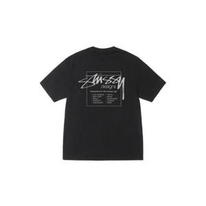 Stussy스투시 모던 에이지 피그먼트 다이드 티셔츠 블랙 1905079