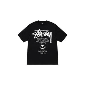Stussy스투시 월드투어 티셔츠 블랙 2023 3903792
