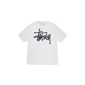 Stussy스투시 베이직 스투시 티셔츠 화이트 2023 1904870P