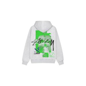 Stussy스투시 데이비드 카슨 베스파 후드 애쉬 헤더 3923912