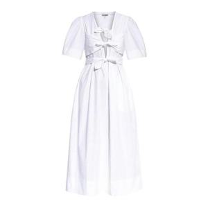 가니 미디 스커트 W1115151 White