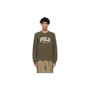 26 SS 폴로 랄프로렌 남성 카키 로고 플리스 스웨트셔츠 252213M204010