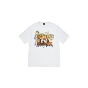 Stussy스투시 x 데님 티어스 애니 리 티셔츠 화이트 3903997