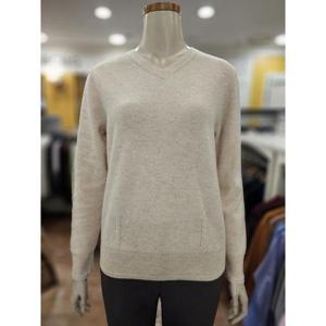 BCBG 세이브존01 울 스팽글 브이넥 풀오버 니트 B5D9K411A
