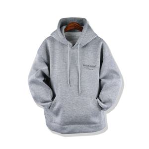 남자 오버핏 네오프랜 스톡 후드 티셔츠 RB-TSA-Q004-그레이