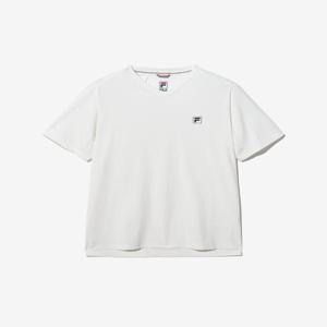 [FILA] 테니스 브이넥 폴리싱글 티셔츠 (FS2RSH2302M_OWH)