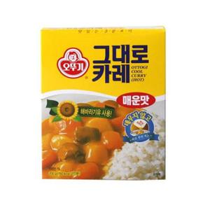 즉석식품 오뚜기 그대로카레매운맛200g