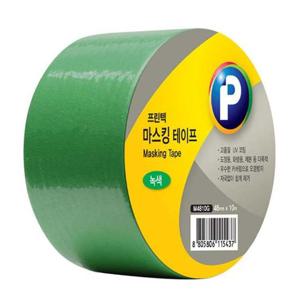 컬러 마스킹 테이프 녹색 48x10m M4810G 종이 프린텍