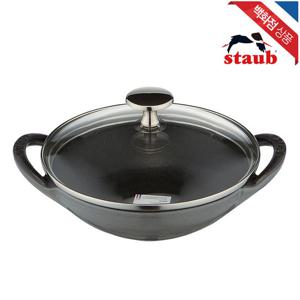 [스타우브]베이비 웍 무쇠 주물 냄비 16cm 그레이 (ST311718)