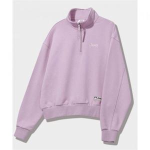 지프 JEEP [360g] WOMEN M-Logo 하프집업 맨투맨 (JQ5TSF838LP)
