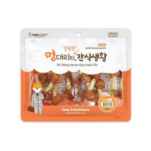멍대리의 은밀한 간식생활 치킨덤벨 300g 강아지간식 애견간식 강아지껌 애견껌 연어껌 개껌 고구마간식