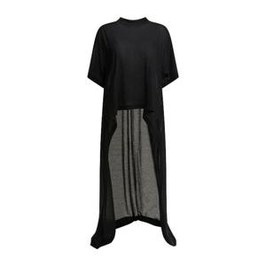 발렌시아가 크루넥 와이드 숏 슬리브 트레인 티셔츠 871740 TUV