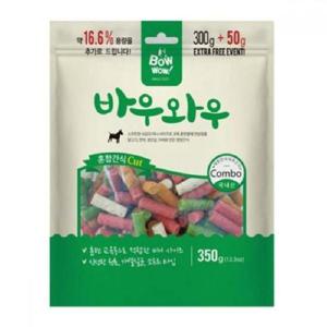 바우와우 혼합cut 350gx5개 강아지사료 강아지간식 강아지습식사료 강아지화식 애견간식 고양이간식 고양이사료