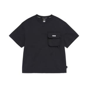 [내셔널지오그래픽키즈]K262UTS860 어드벤처 에어로벤트 우븐 반팔 티셔츠 CARBON BLACK