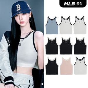 [MLB공식] 26SS 여성 베이직 링거 크롭 나시 티셔츠 (9 COLOR) 3FTOB0163